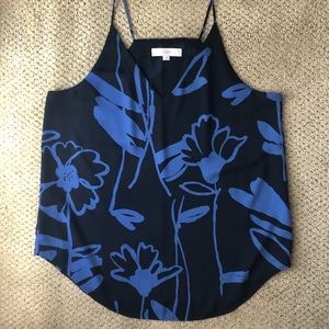 Loft Flowers strap formal top